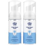 Squatty Potty Toilet Paper Foam Instant Wet Wipe 2 Pack